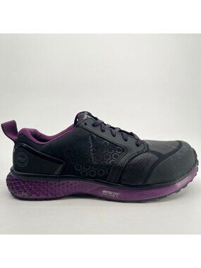 Timberland PRO Reaxion Womens Size 9.5 Black Composite Toe Safety Work Shoes
